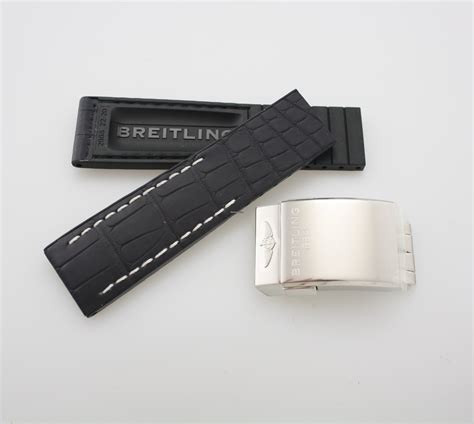 breitling rubber strap and buckle|aftermarket breitling straps.